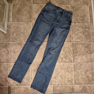 NYDJ Curves 360 Blue Womens Jeans Size 4 Straight Leg Stretch